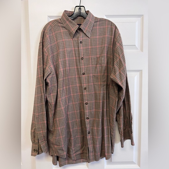 Scott Barber Brown Button Up Size L - Picture 1 of 6